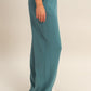Elastic Waist Wide Leg Pants