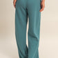 Elastic Waist Wide Leg Pants