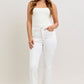 White Kick Flare Jeans