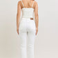 White Kick Flare Jeans