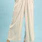 Scallop Hem Wide Leg Pants
