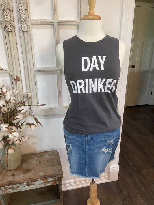 "Day Drinker" Muscle Tank